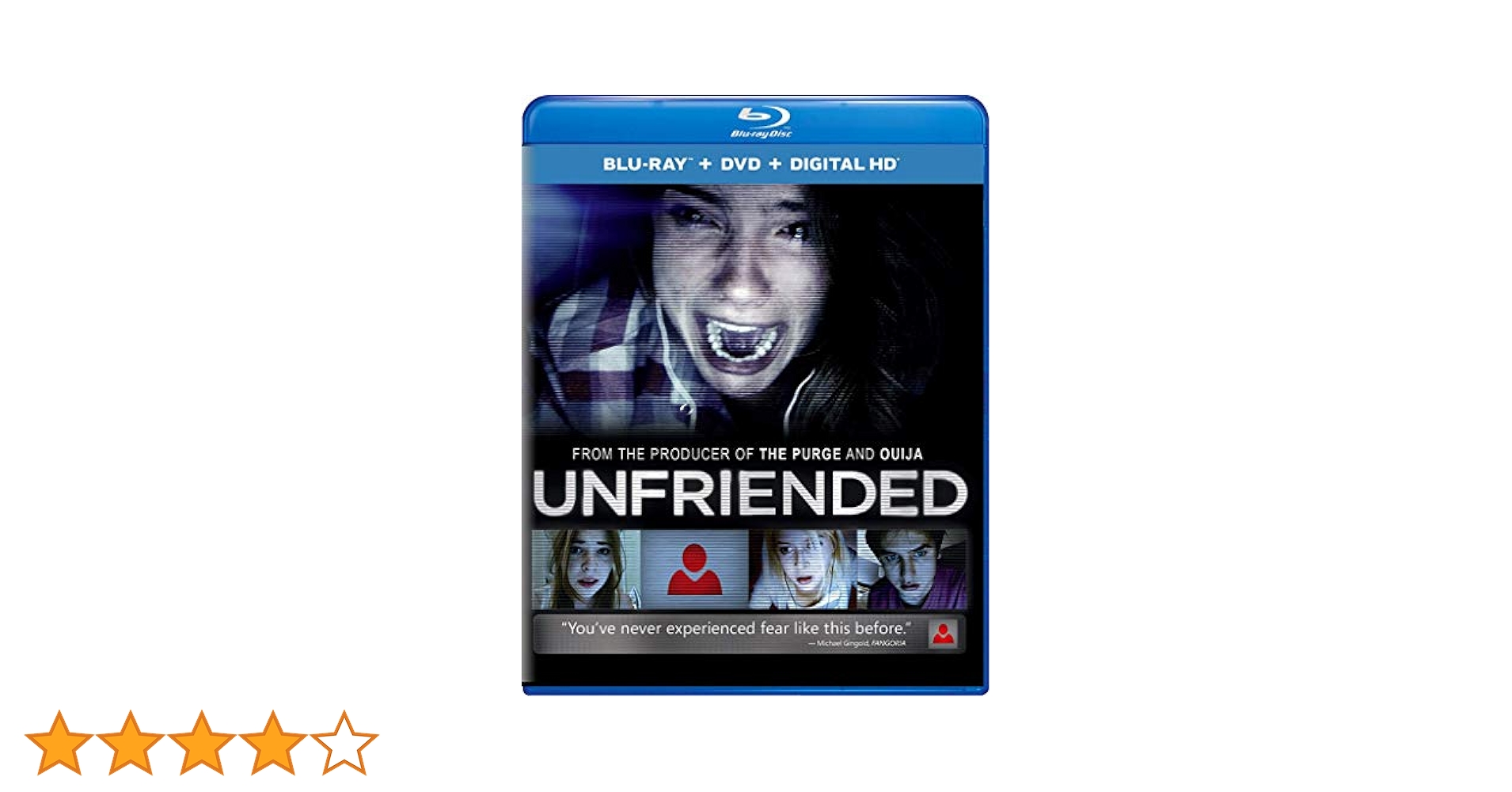 【希少廃盤】アンフレンデッド('15米) Blu-ray 希少廃盤】アンフレンデッド('15米) Blu-ray